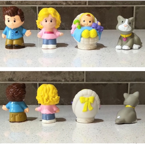Fisher-Price Other - Fisher-Price Little People Happy Sounds characters only no house toy